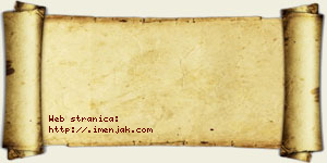 Jasmina Rakočević vizit kartica